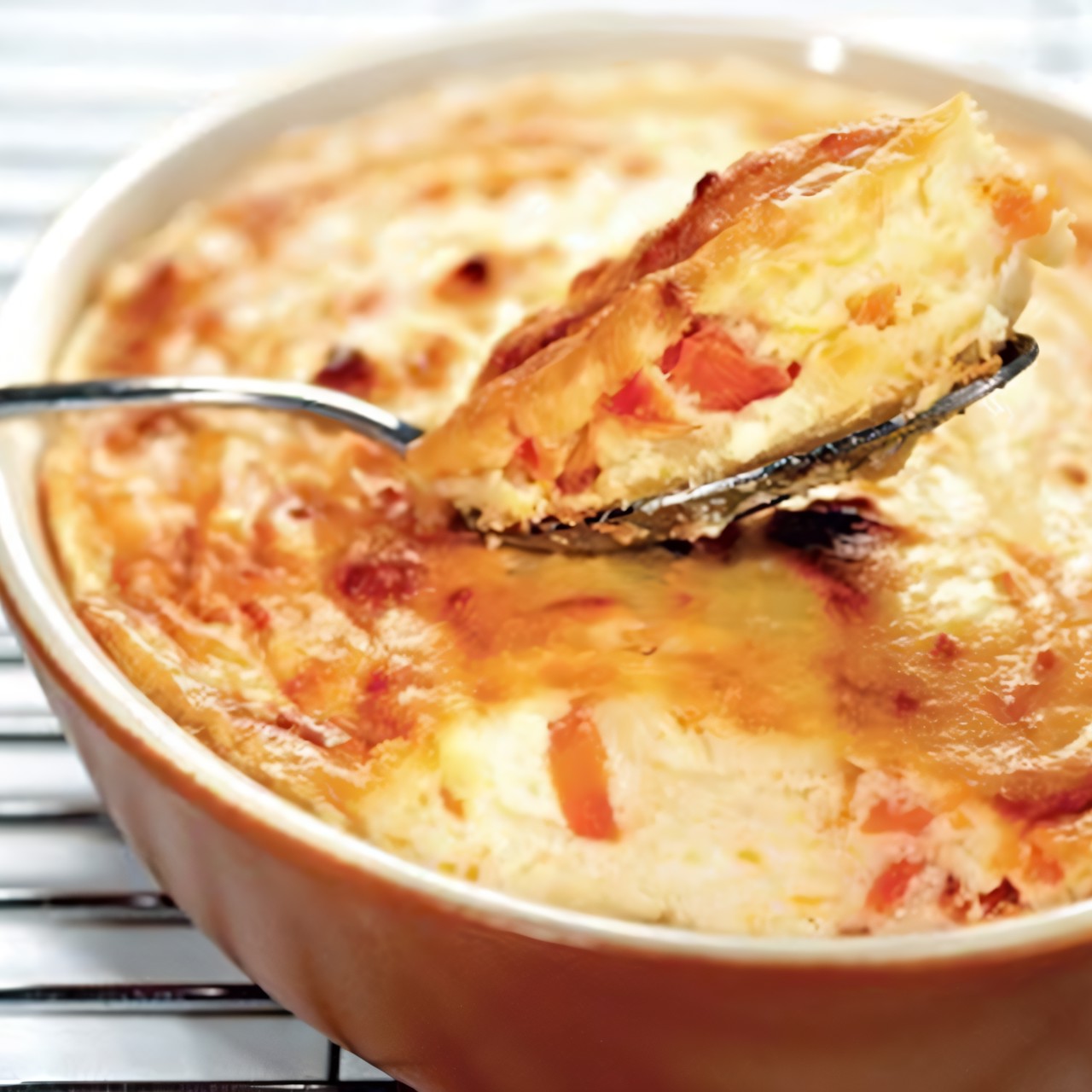 Пикантная запеканка из тыквы с сыром