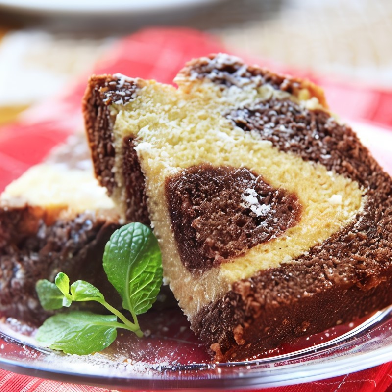 Пирог мраморный