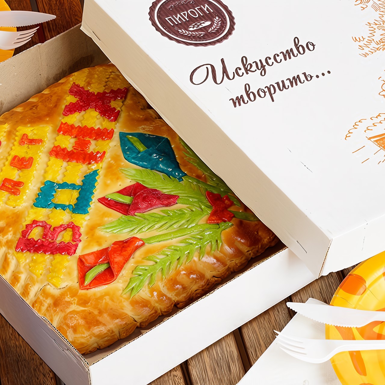 Пирог с капустой и мясом