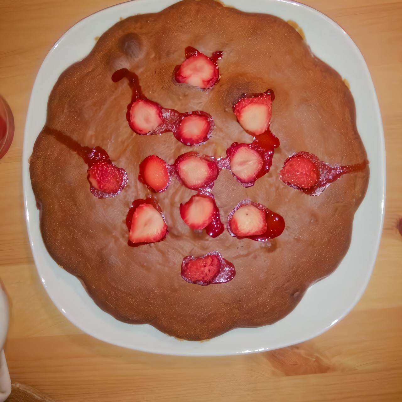 Пирог с клубничным вареньем