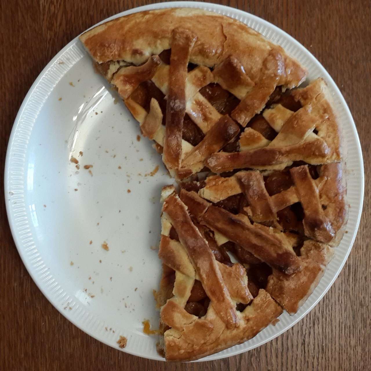 Пирог с курагой