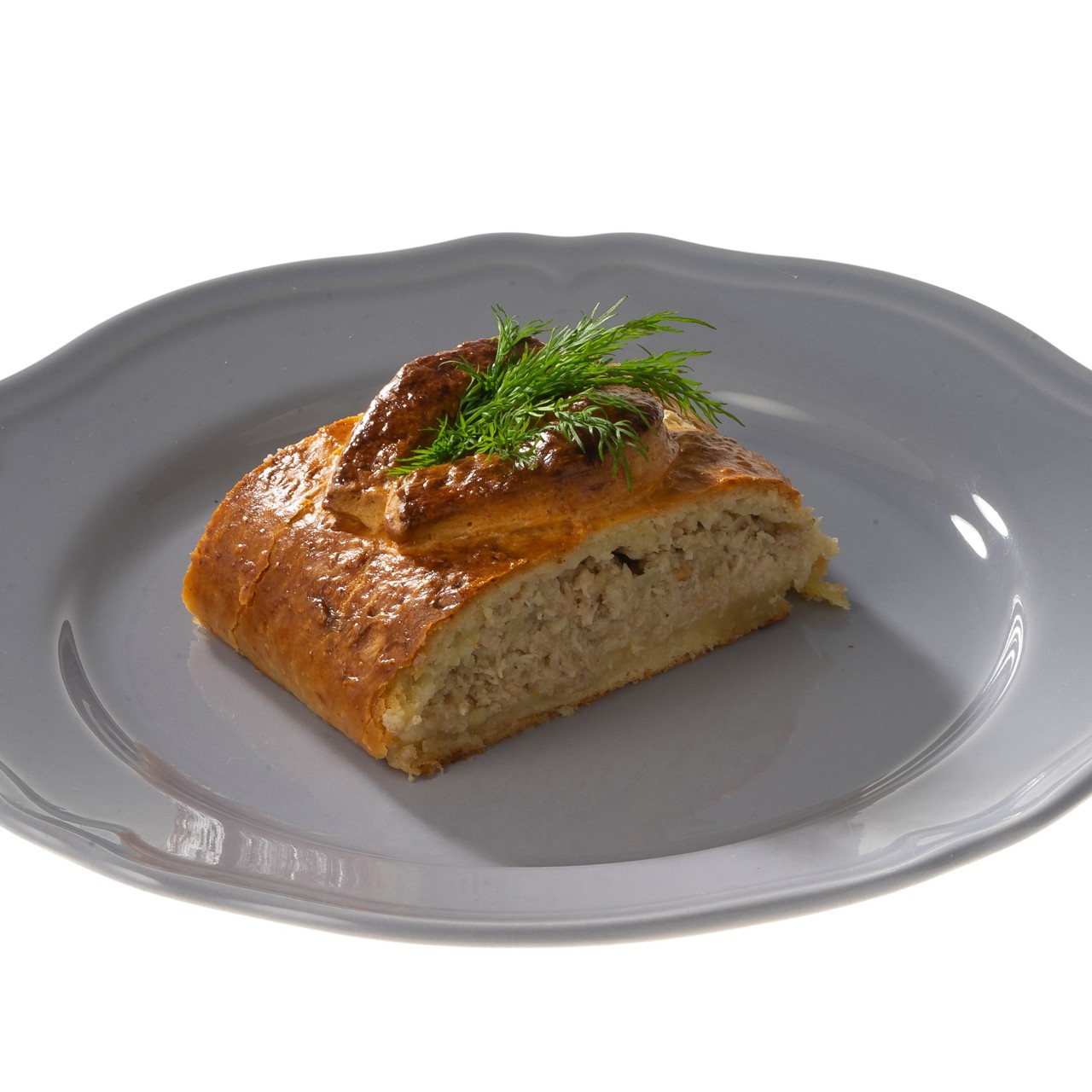 Пирог с курицей и луком