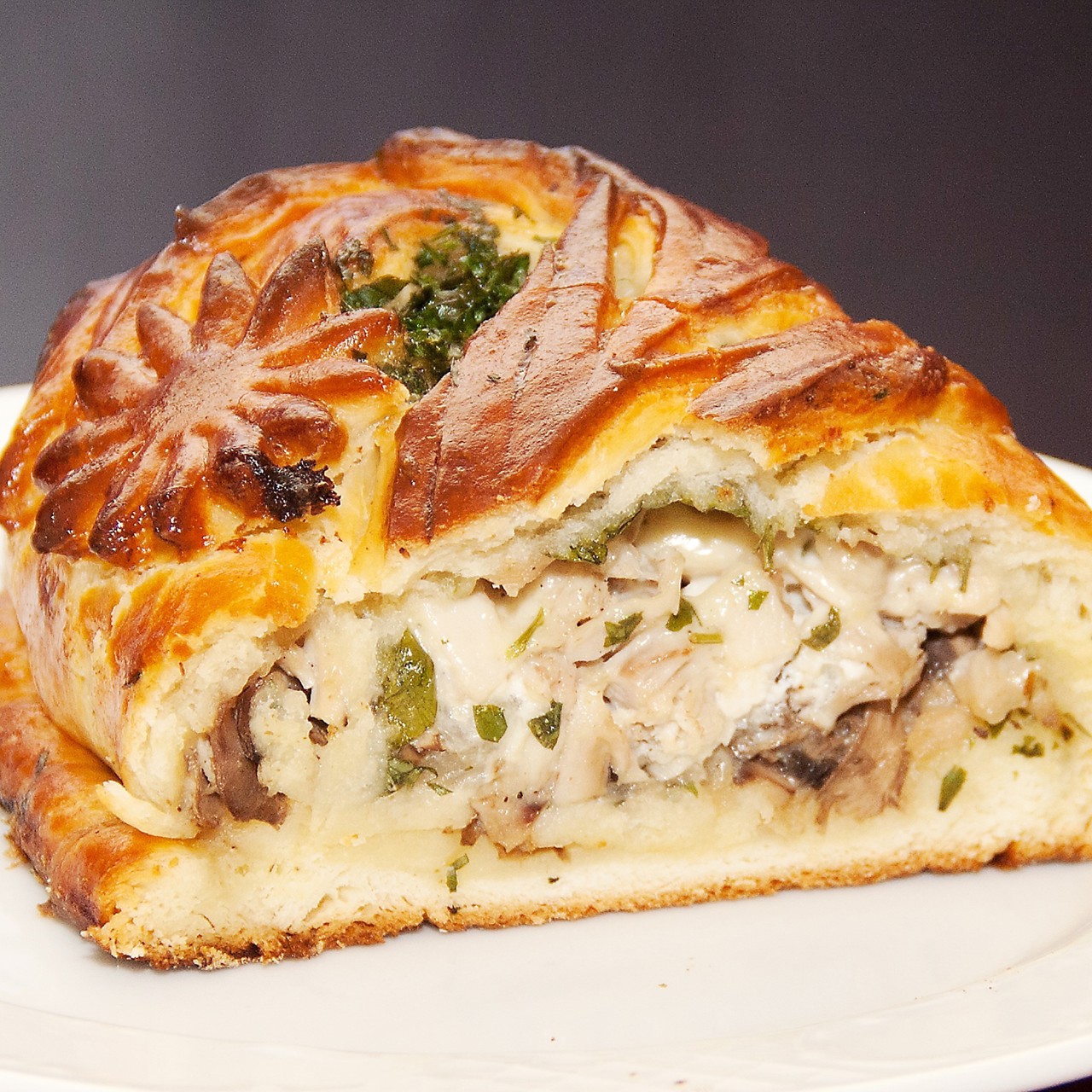 Пирог с сердечками кролика