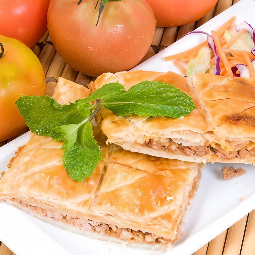 Пирожки с грибами и панчеттой