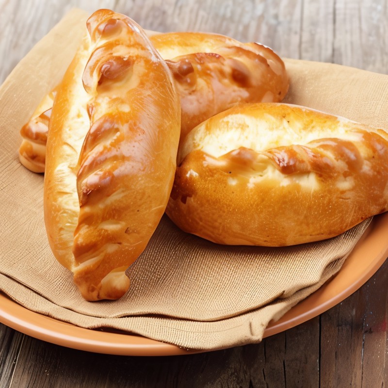 Пирожки с рикоттой и грибами