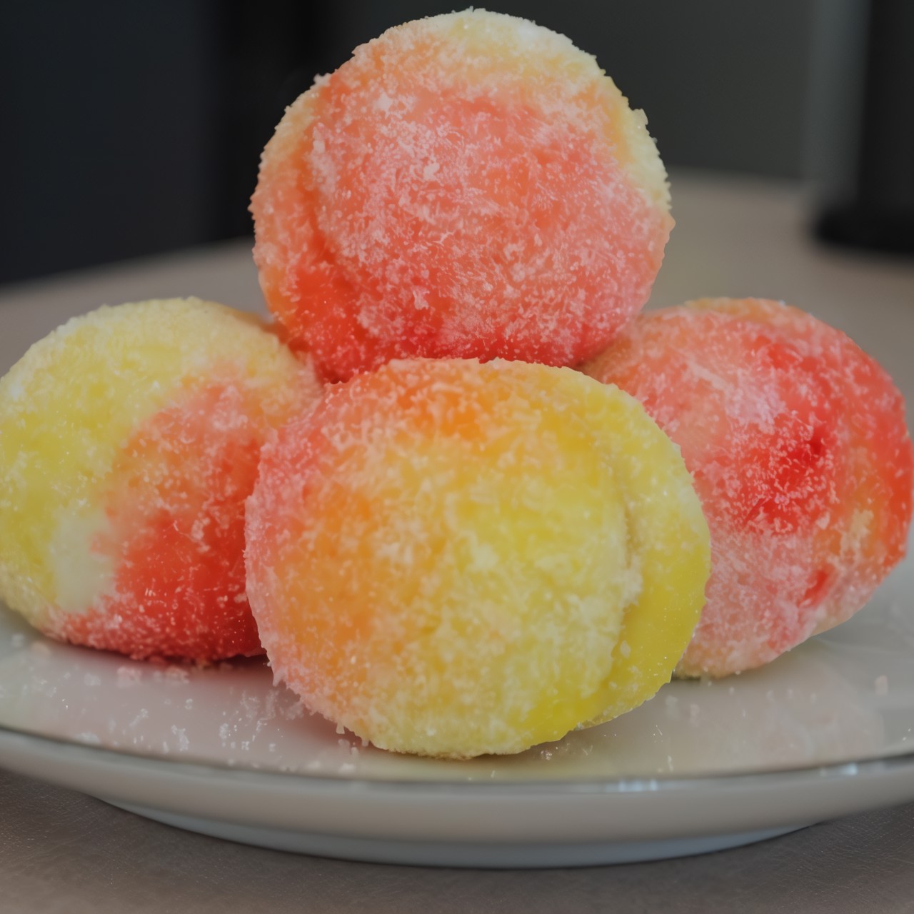 Пирожные «Персики»