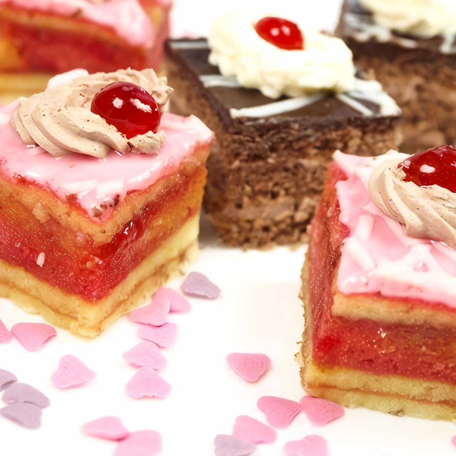 Пирожные с клюквой