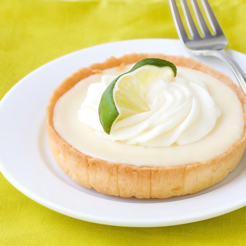 Пирожные с кремом из сгущенного молока и лаймов