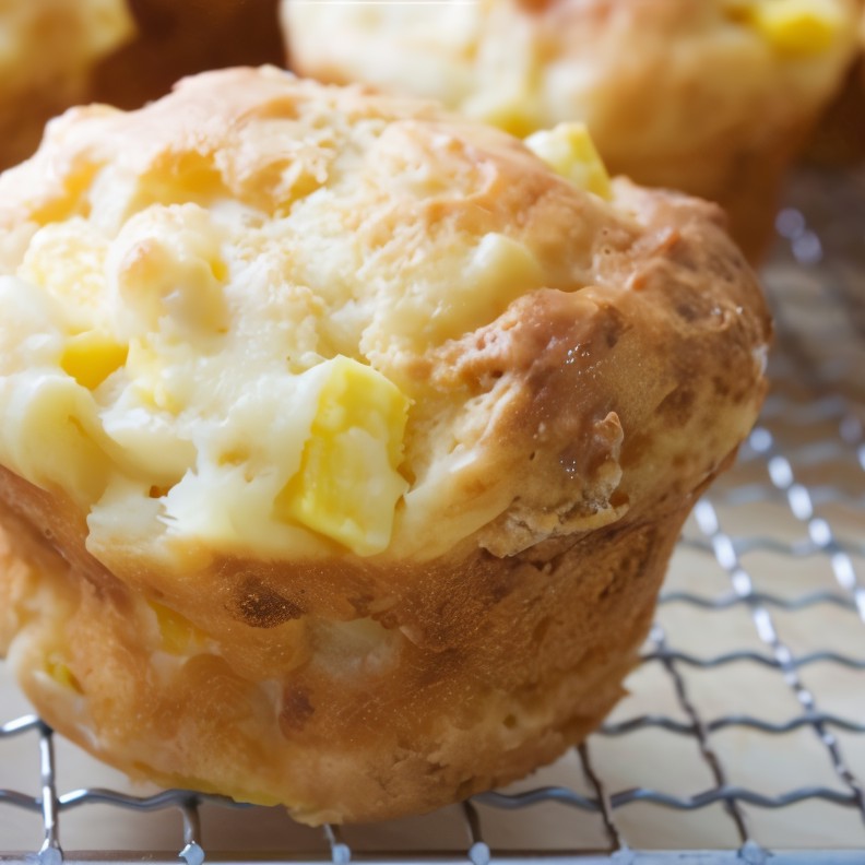 Пирожные с манго с сиропом из лайма