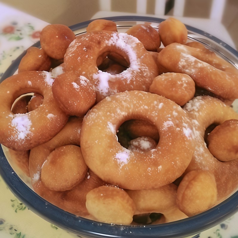 Пышки на сгущенном молоке