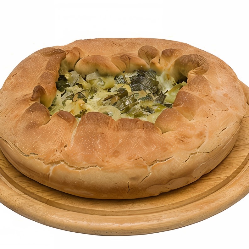 Пышный луковый пирог