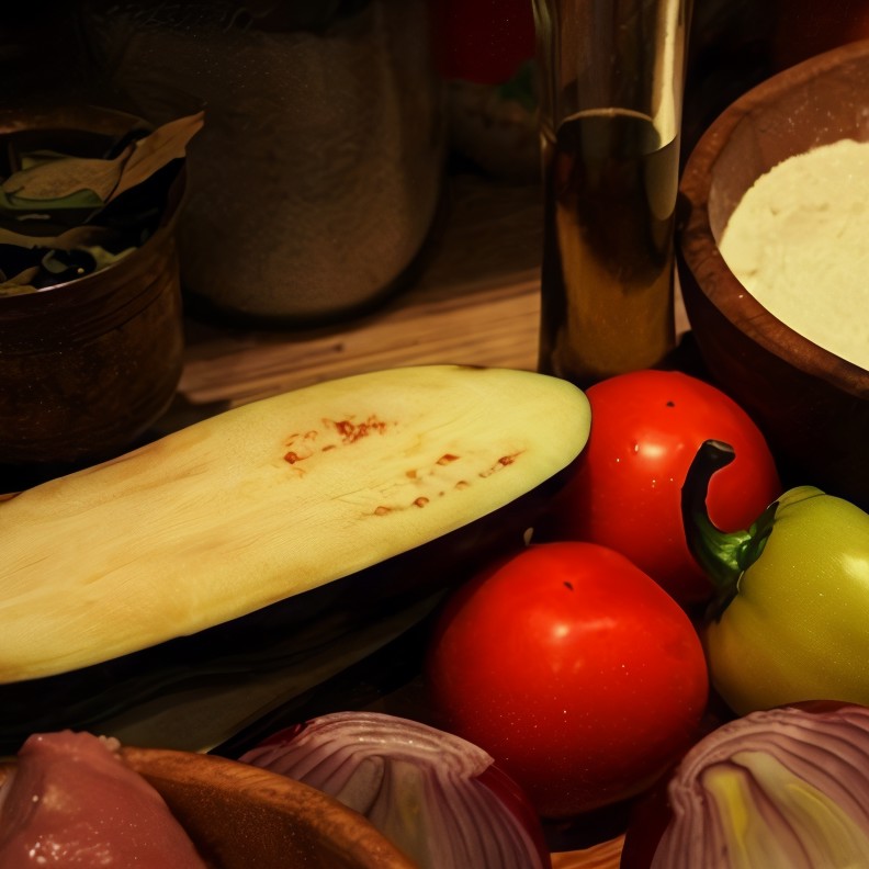 Пита с курицей и овощами