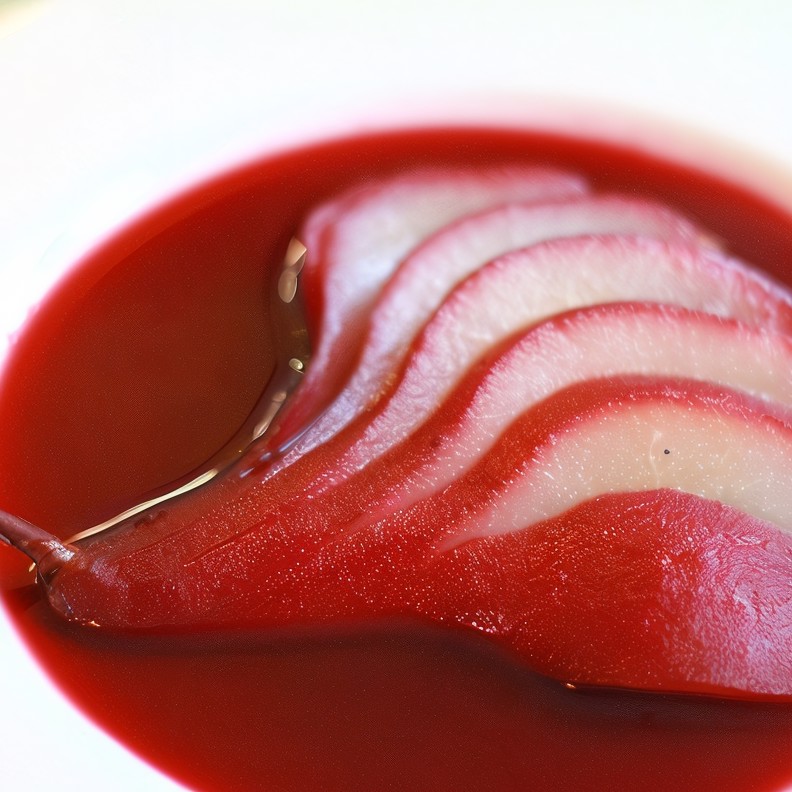 Пьяная груша с клюквой