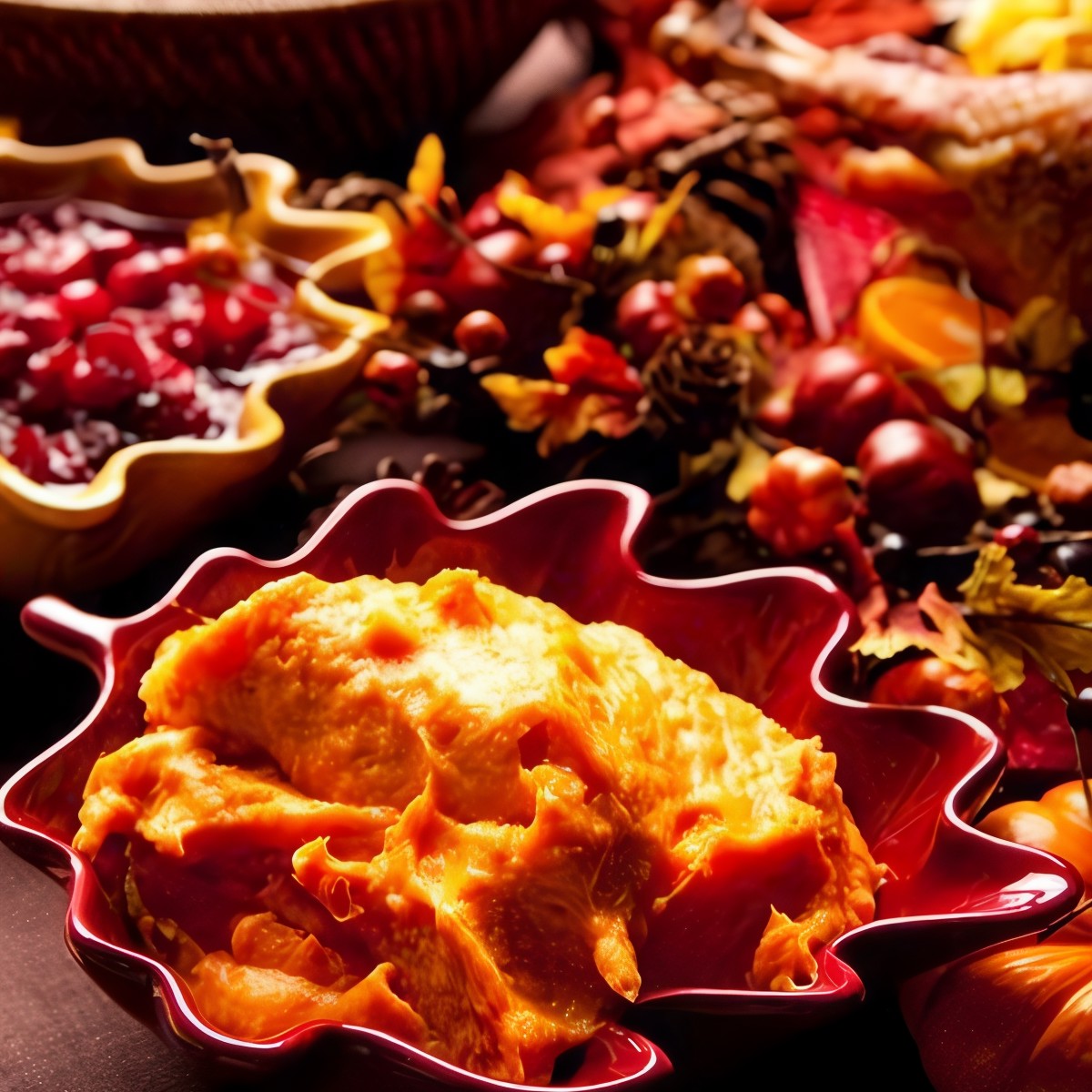 Пюре из батата с кленовым сиропом