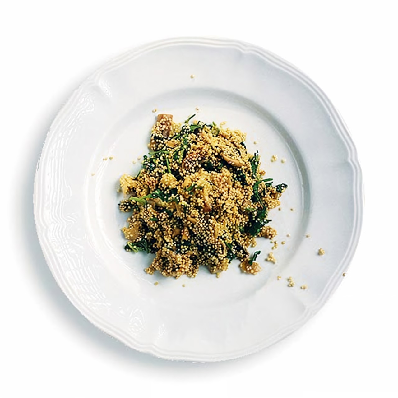 Плов из киноа с грибами