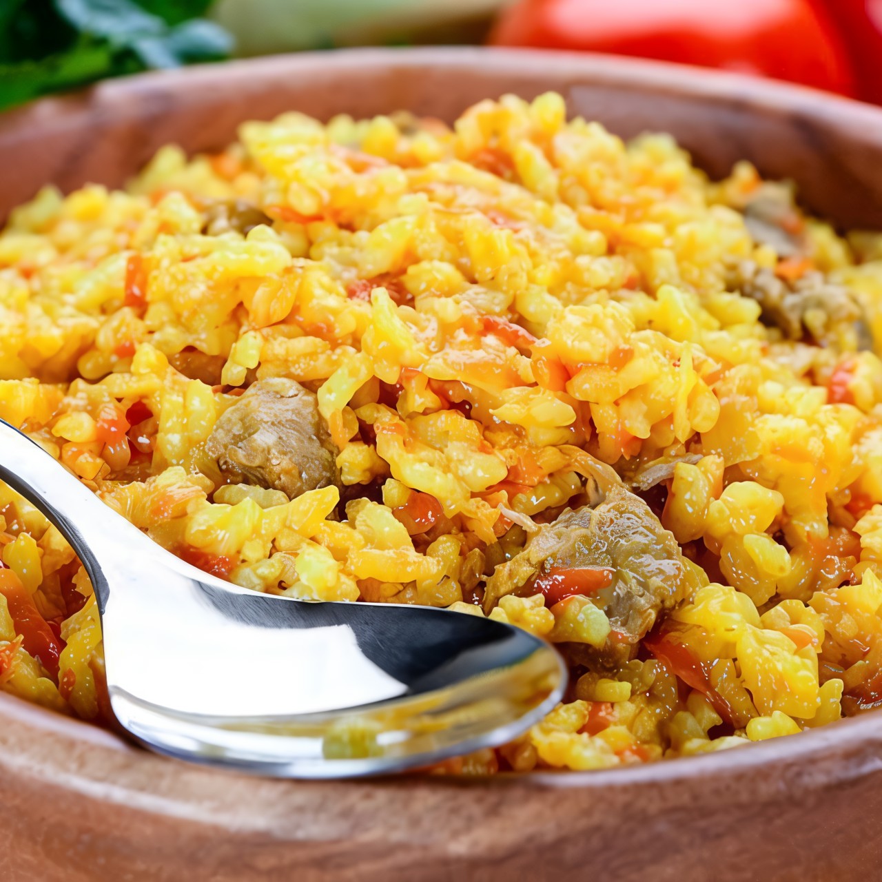 Плов с бараньими ребрами