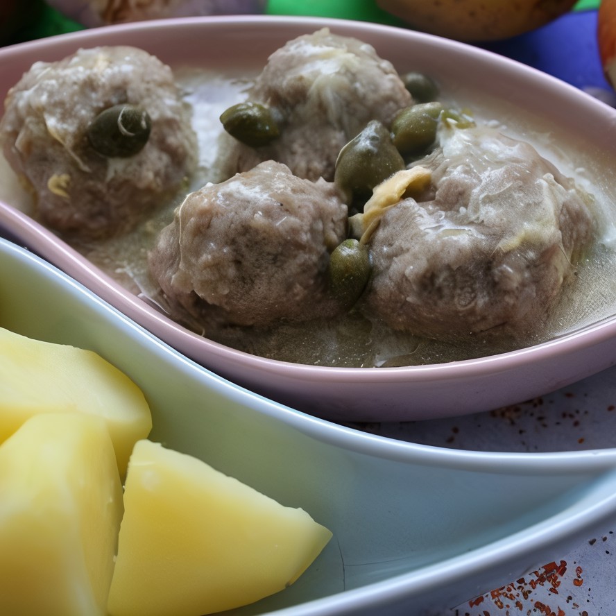 Подкопченные котлетки с каперсами