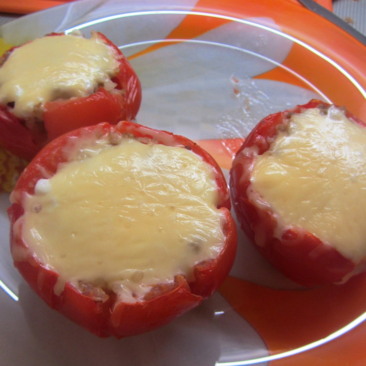 Помидоры фаршированные мясом и рисом