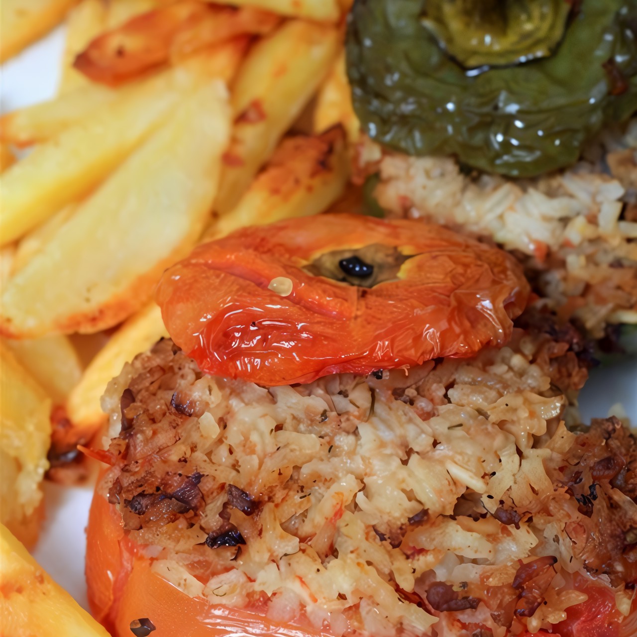 Помидоры фаршированные мясом