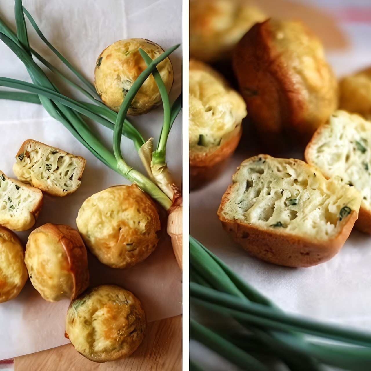 Порционные омлетики в духовке