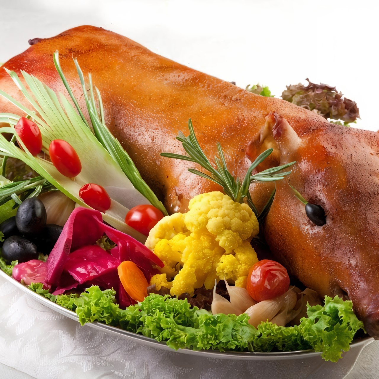 Поросенок жареный