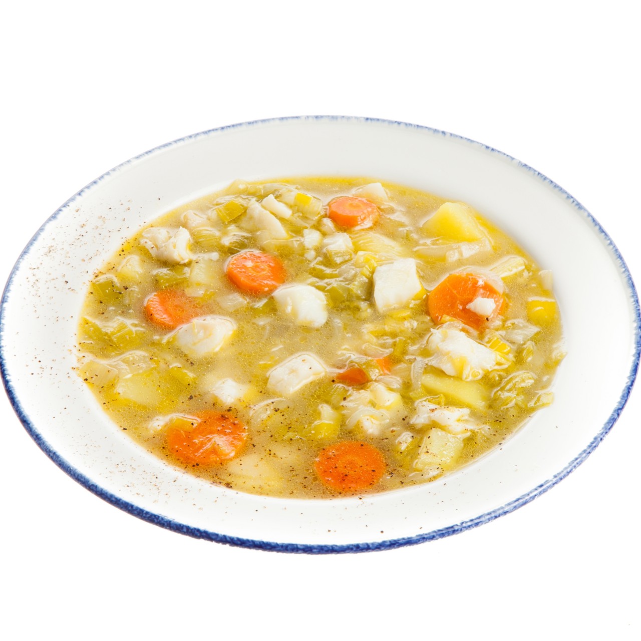 Рыбный суп поррусальда кон бакалао