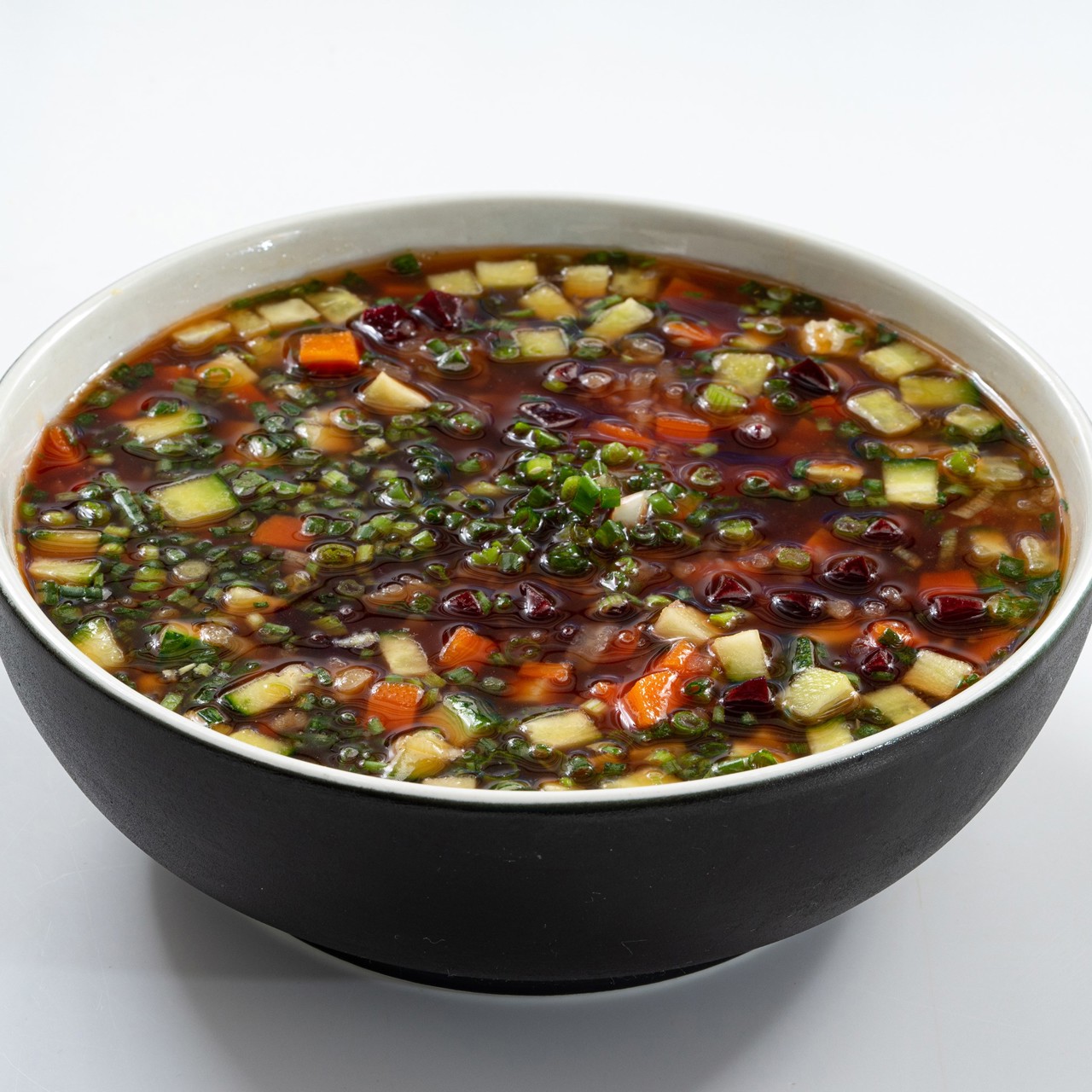 Постная окрошка