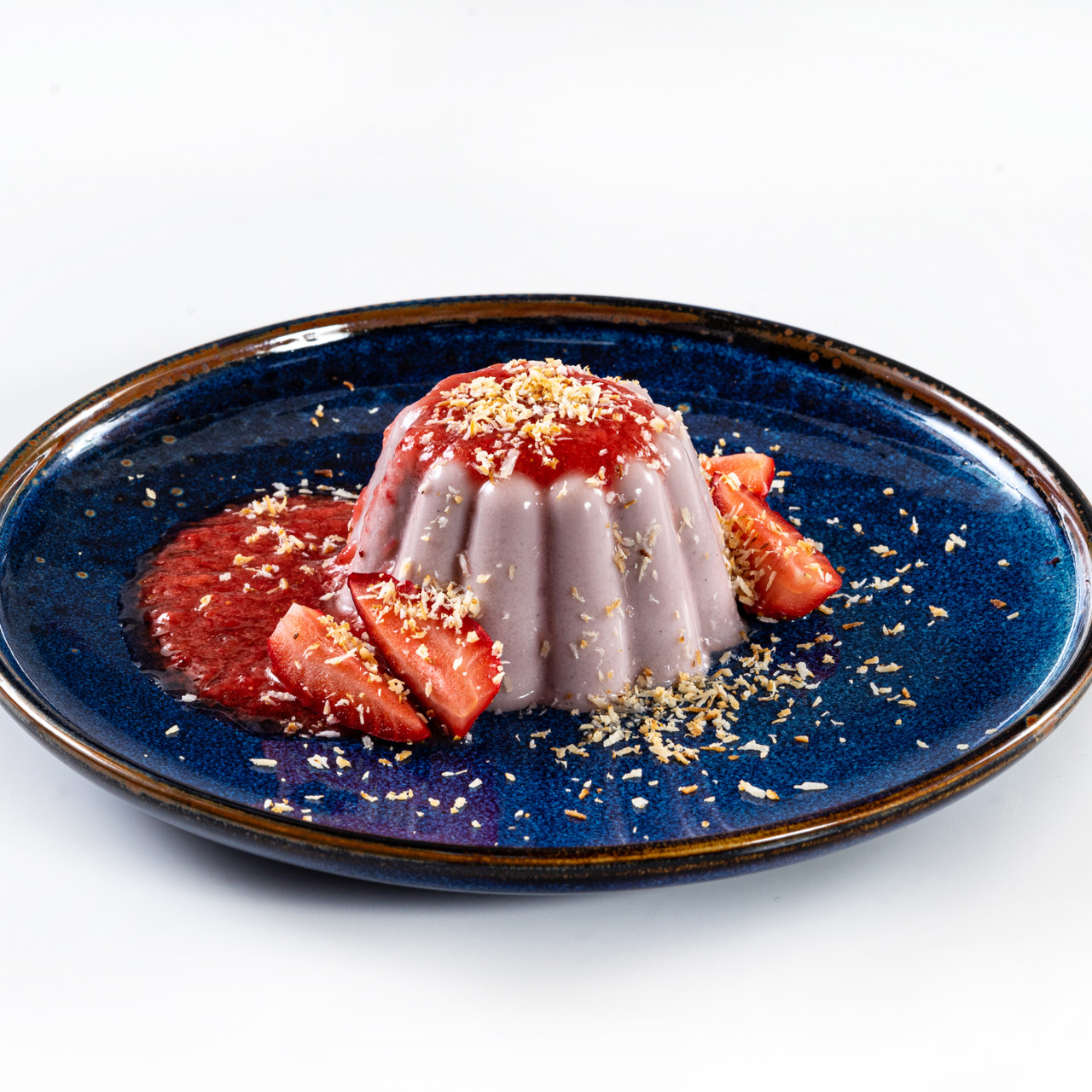 Постная ягодная панакота