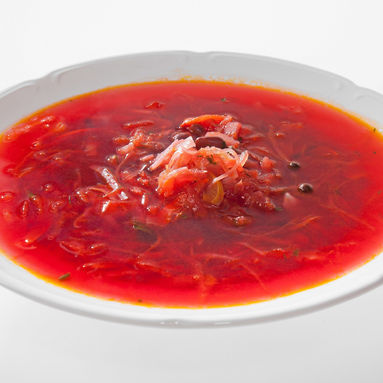 Постный борщ