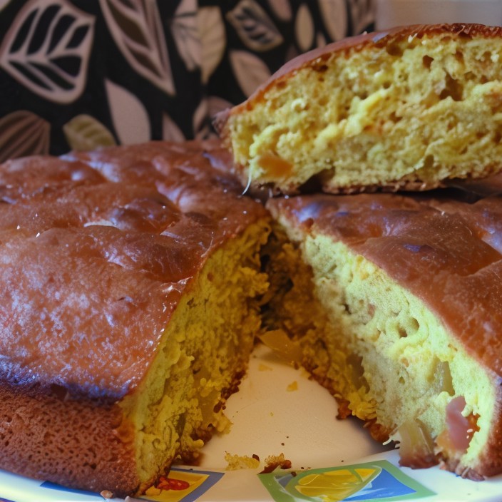 Пряный пирог с цукатами