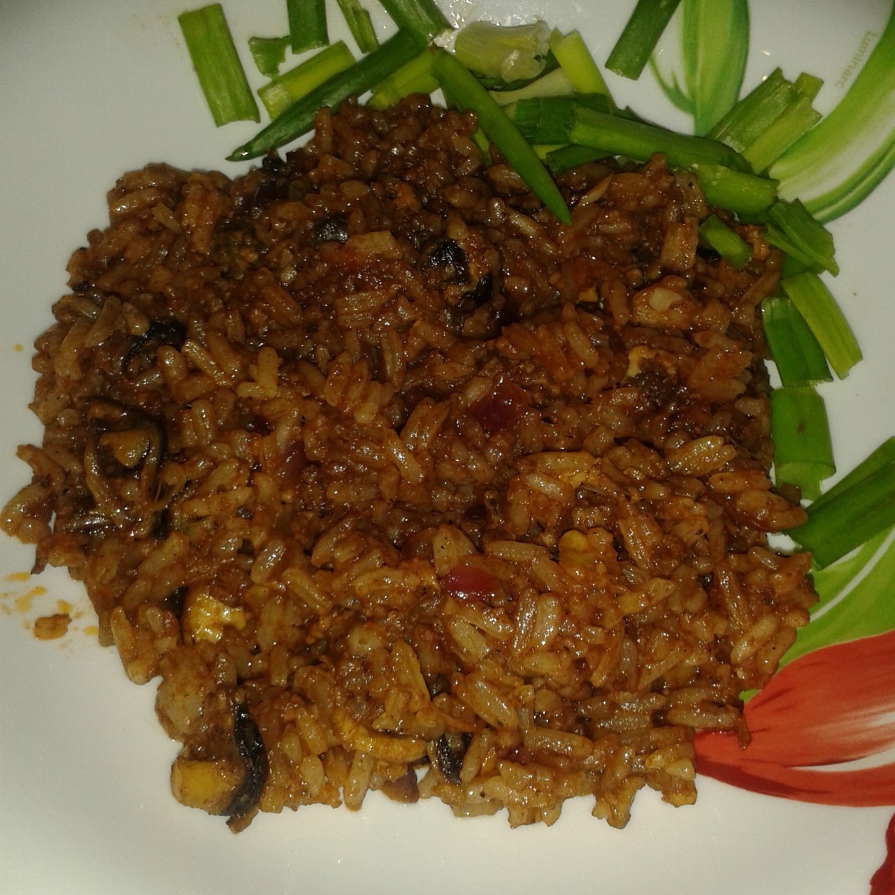 Пряный рис с мидиями