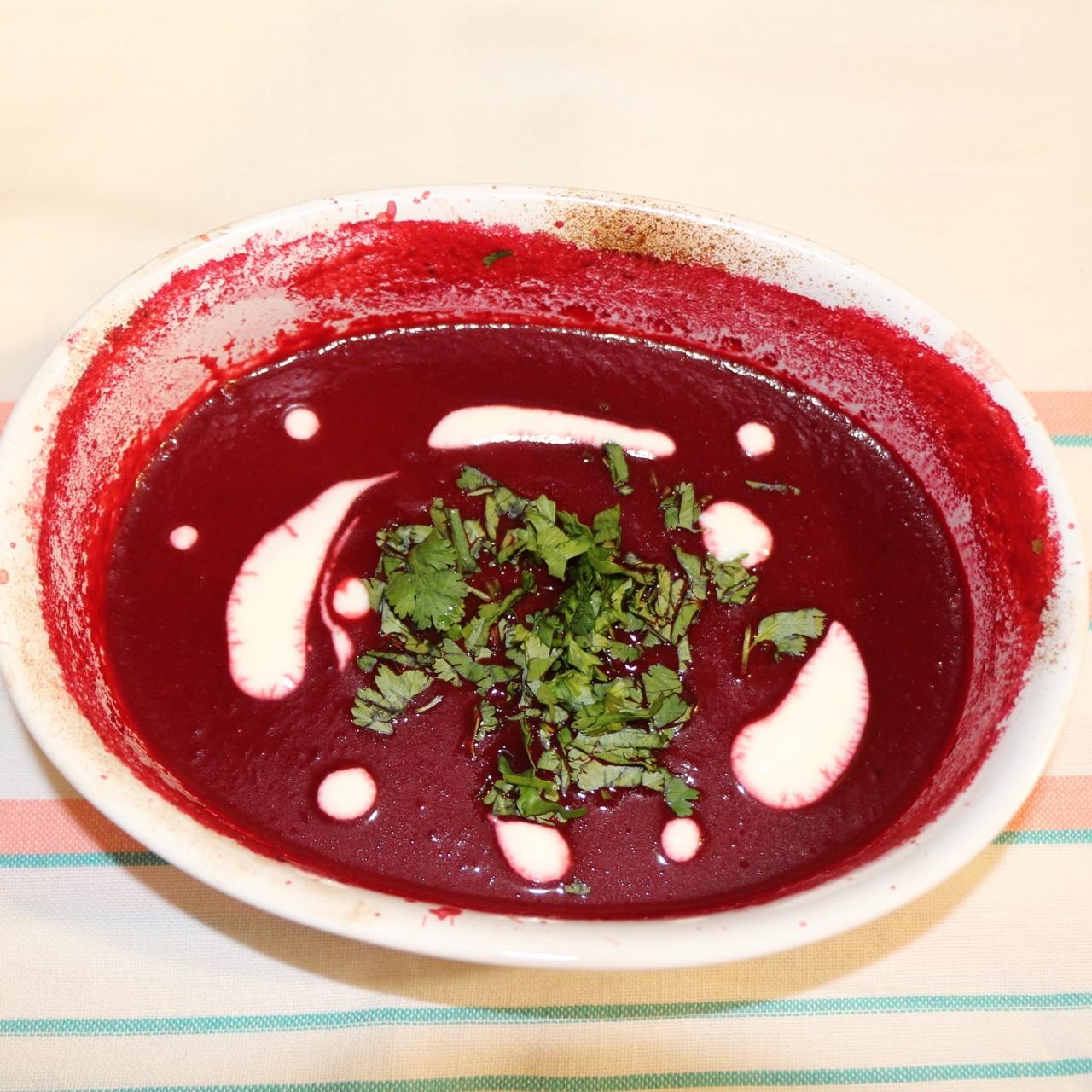 Пряный свекольный суп