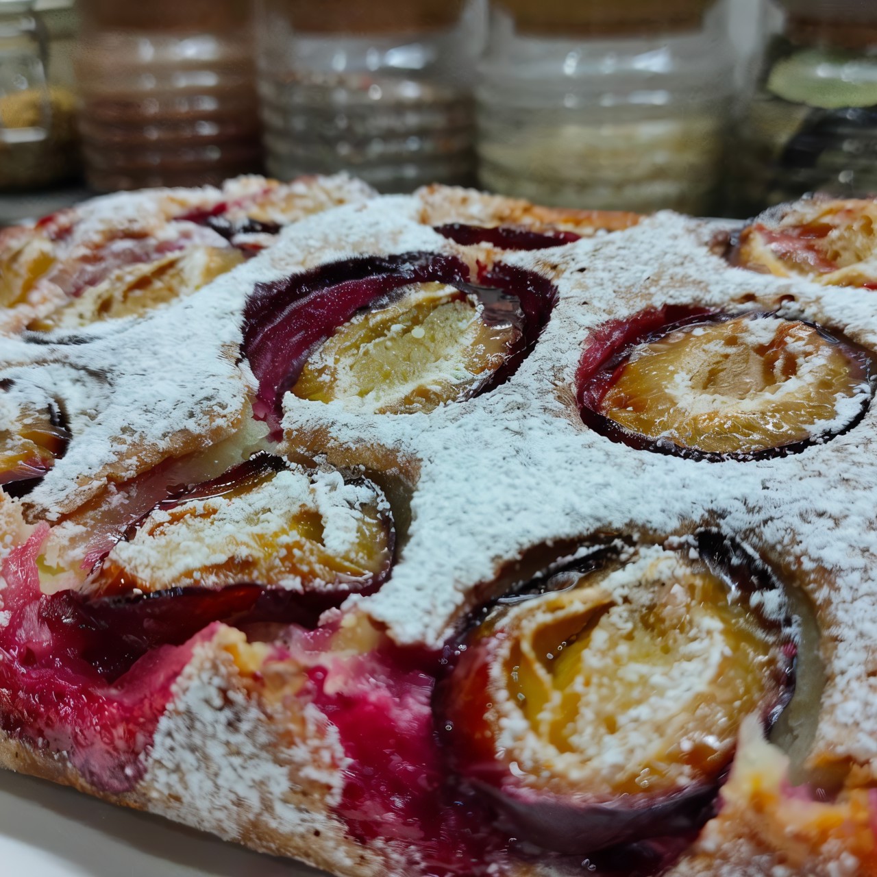 Простой сливовый пирог