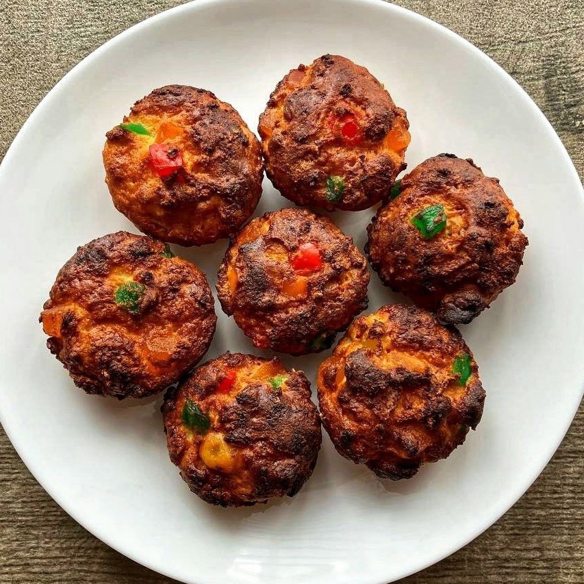 Протеиновые маффины с цукатами