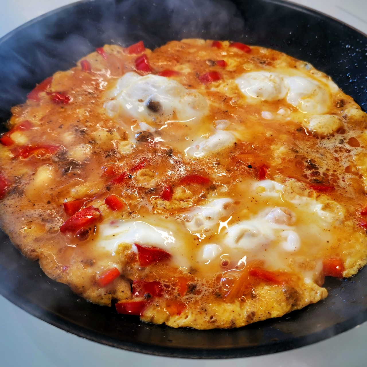 Пряная яичница по-восточному