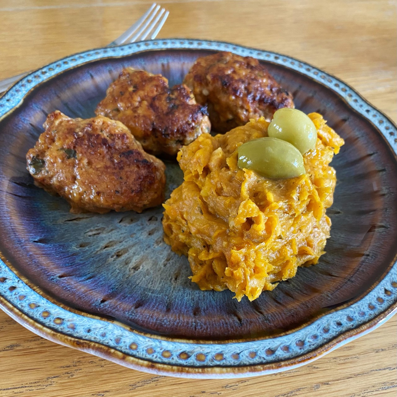 Пряное пюре из батата