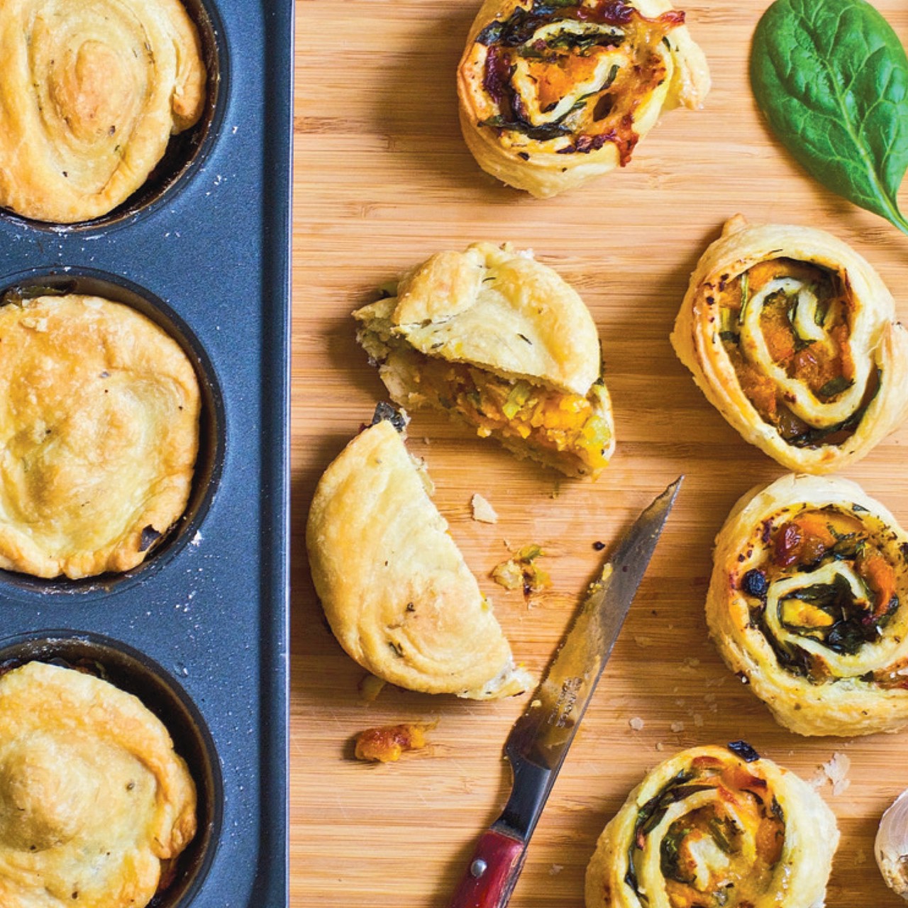 Пряные тыквенные улитки