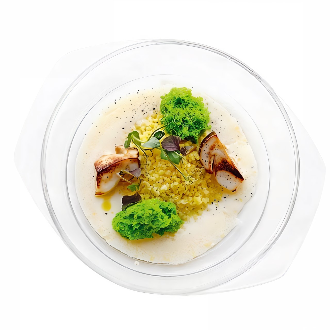 Пшено с грибами