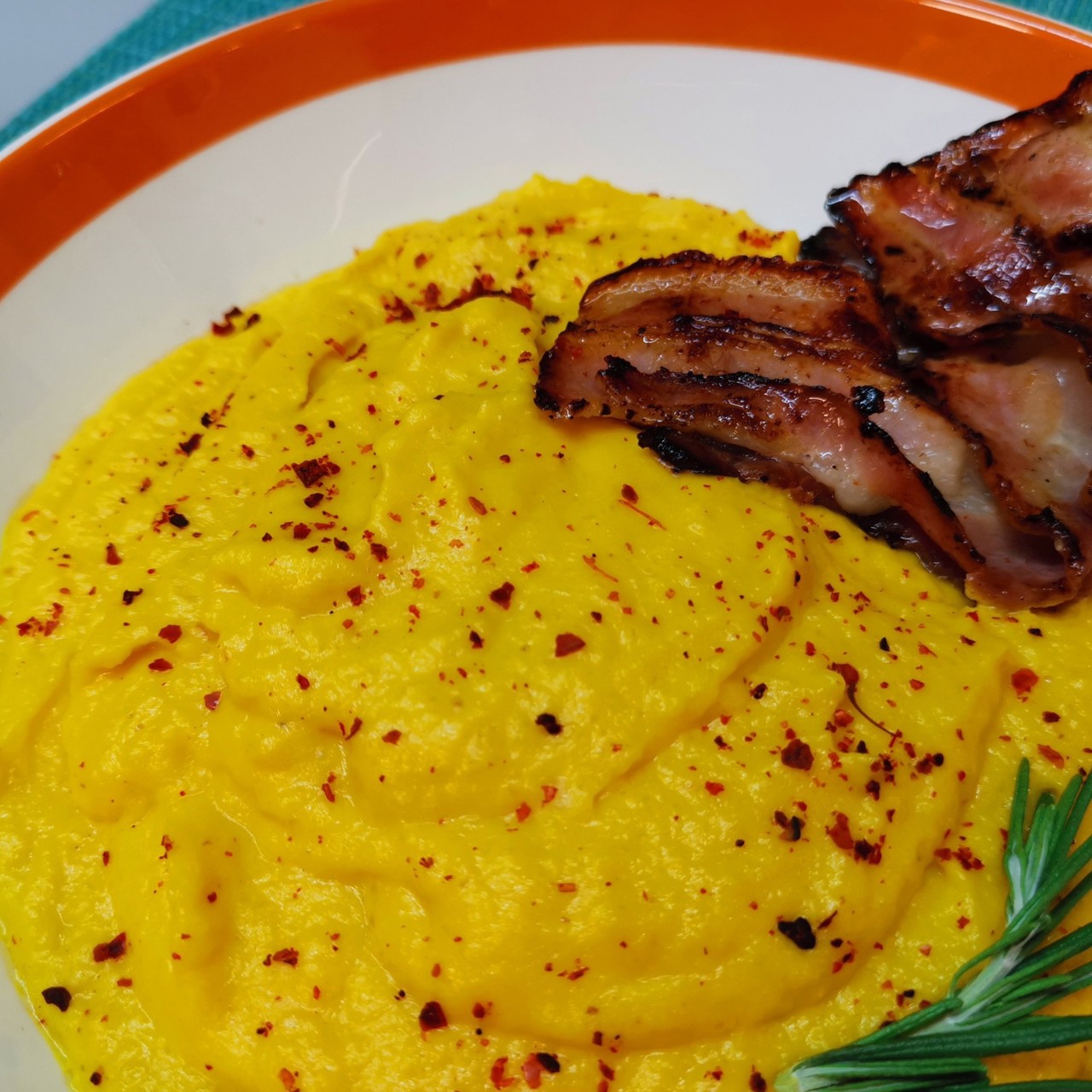 Пюре из цветной капусты с тыквой