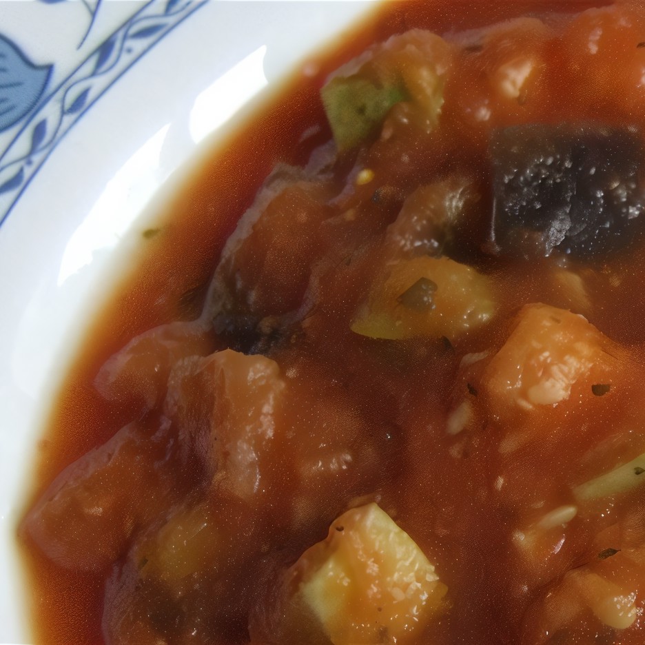 Рагу диетическое с баклажанами и луком