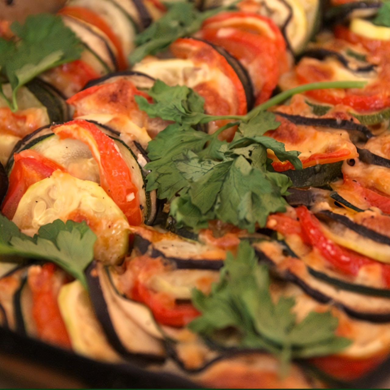 Рататуй c моцареллой