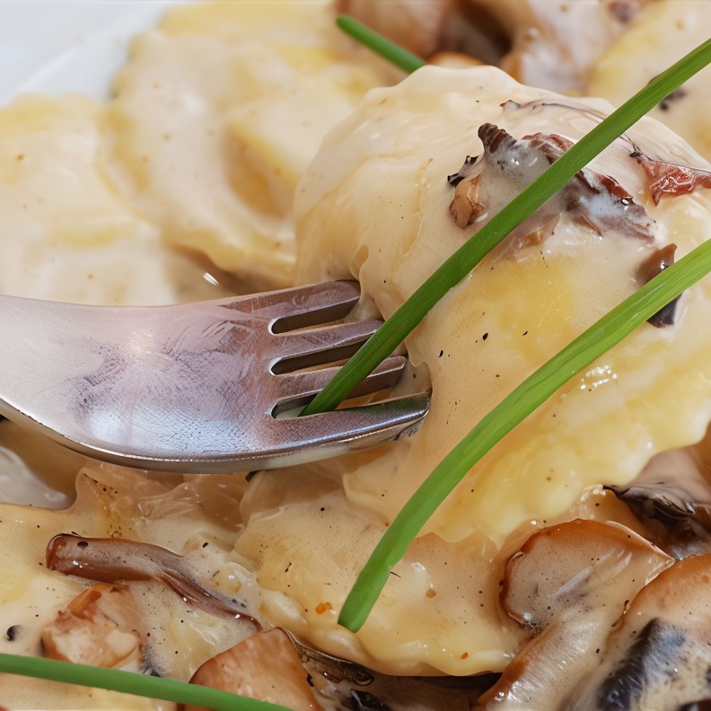 Равиоли с грибами