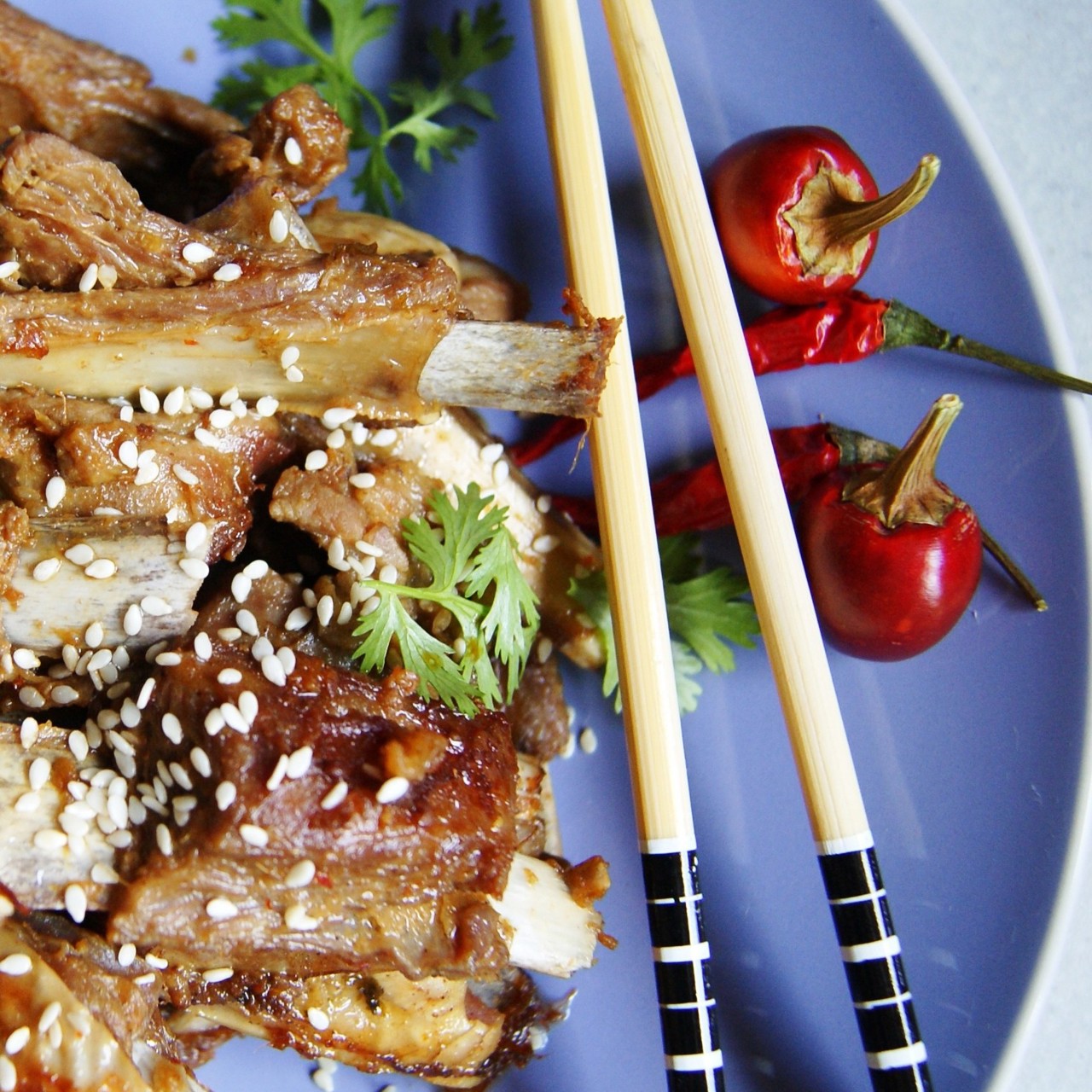 Ребрышки ягненка в китайских специях