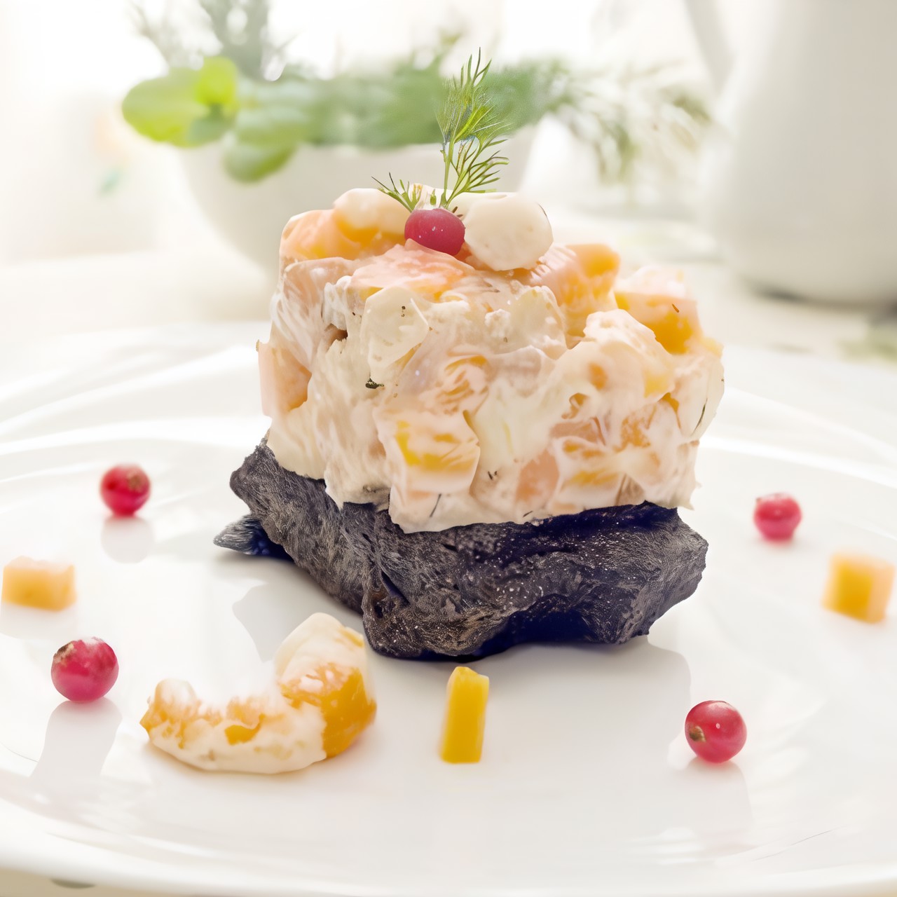 Рыбный оливье