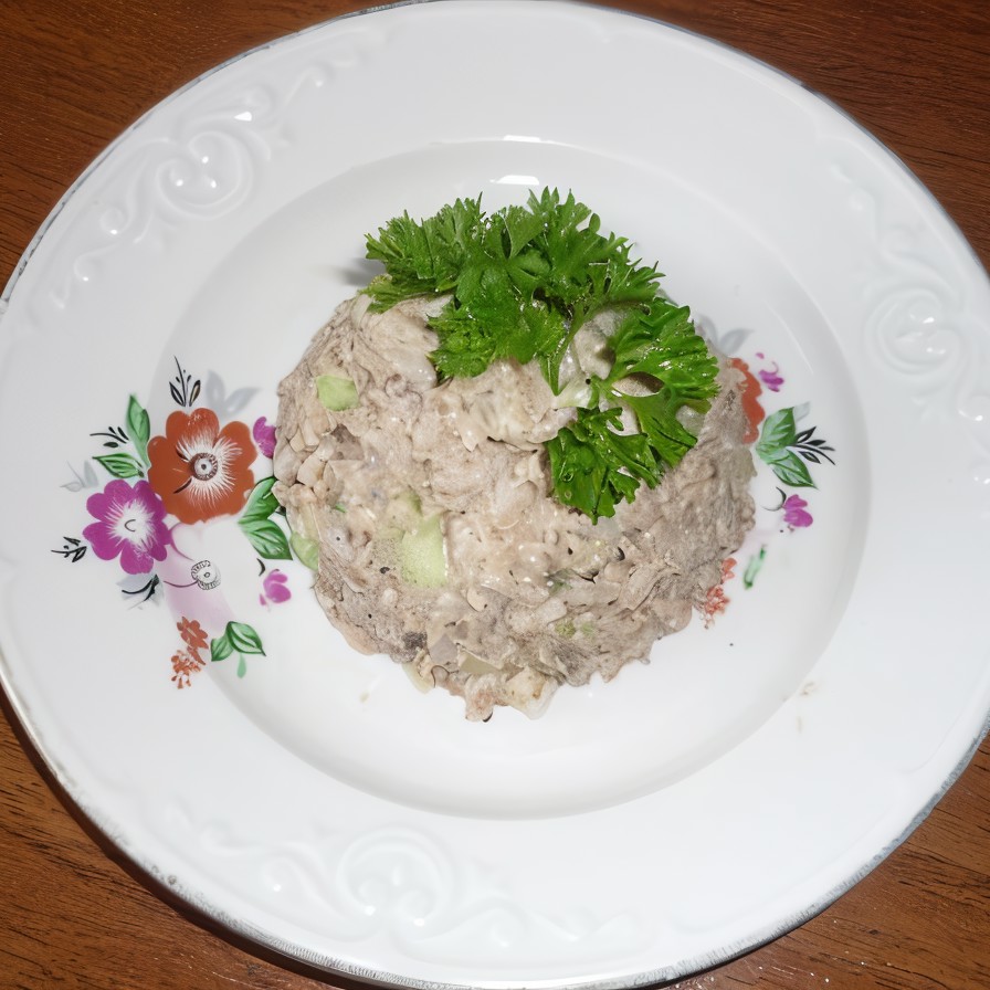 Рыбный салат по-восточному