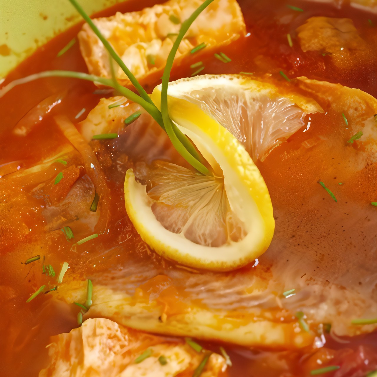 Рыбный суп из макрели по-африкански