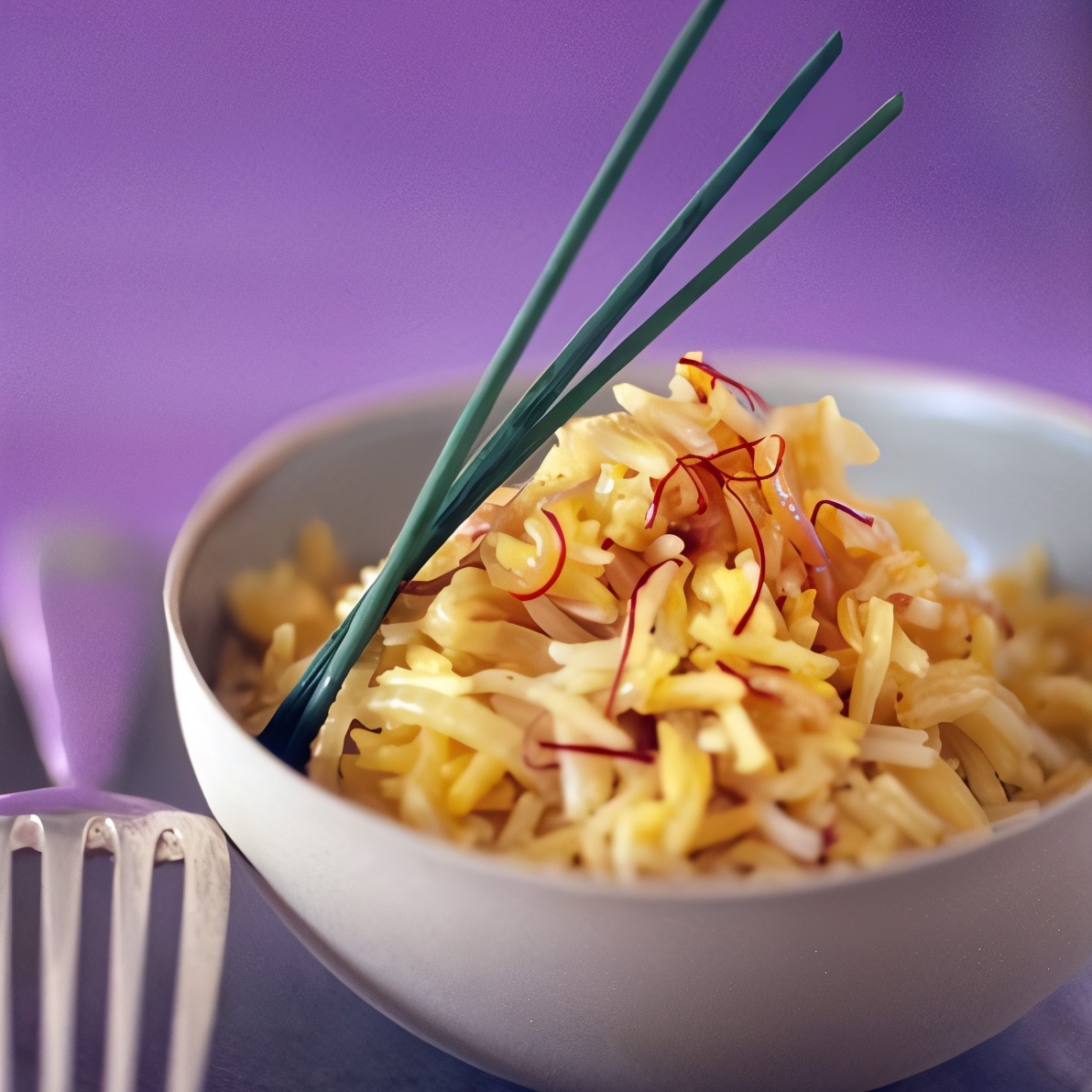 Рис с морковью, лимоном и мятой