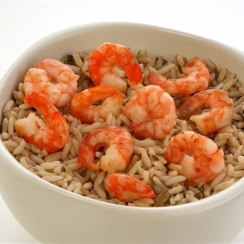 Рис с рыбой и морепродуктами