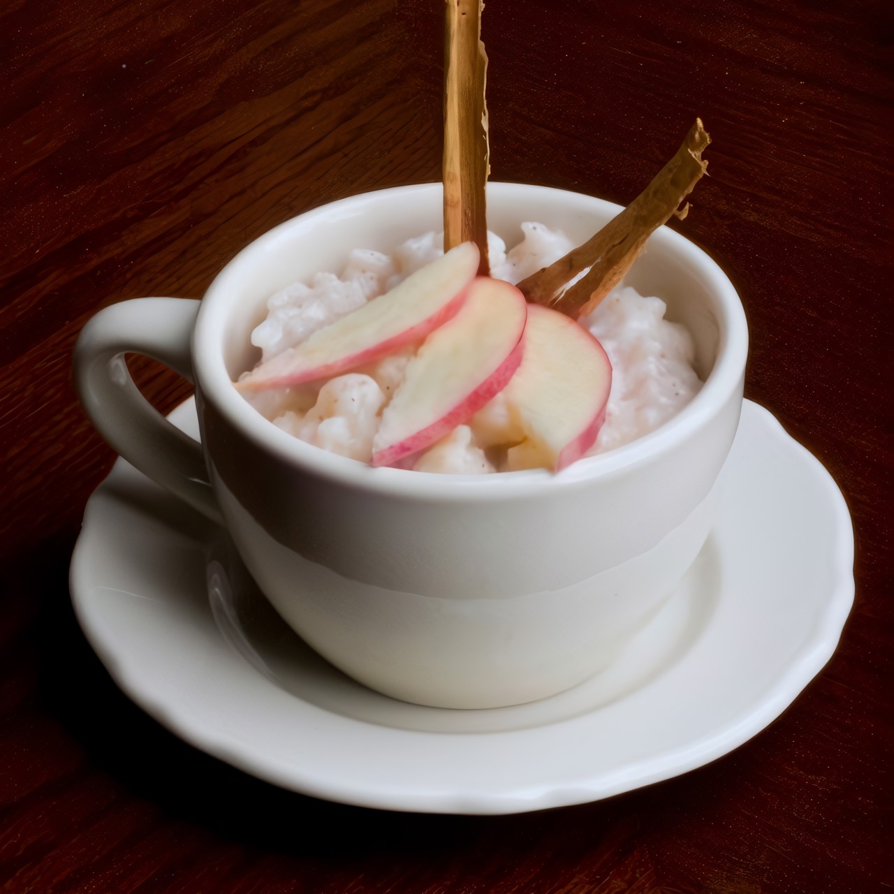 Рисовая каша с яблоками