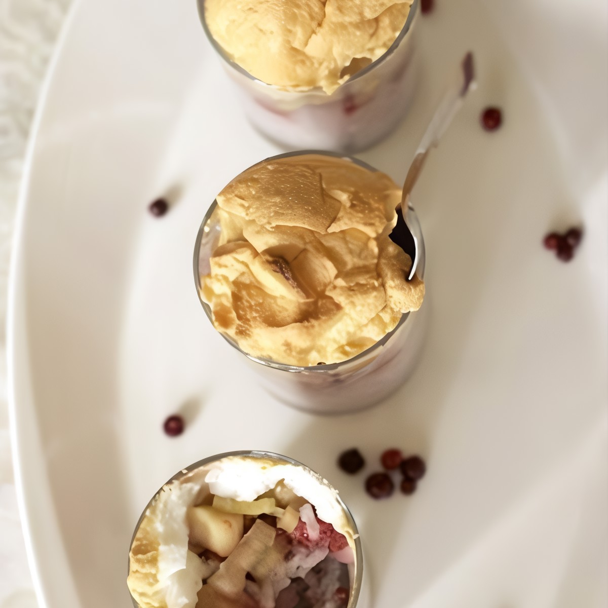 Рисовая запеканка с ревенем